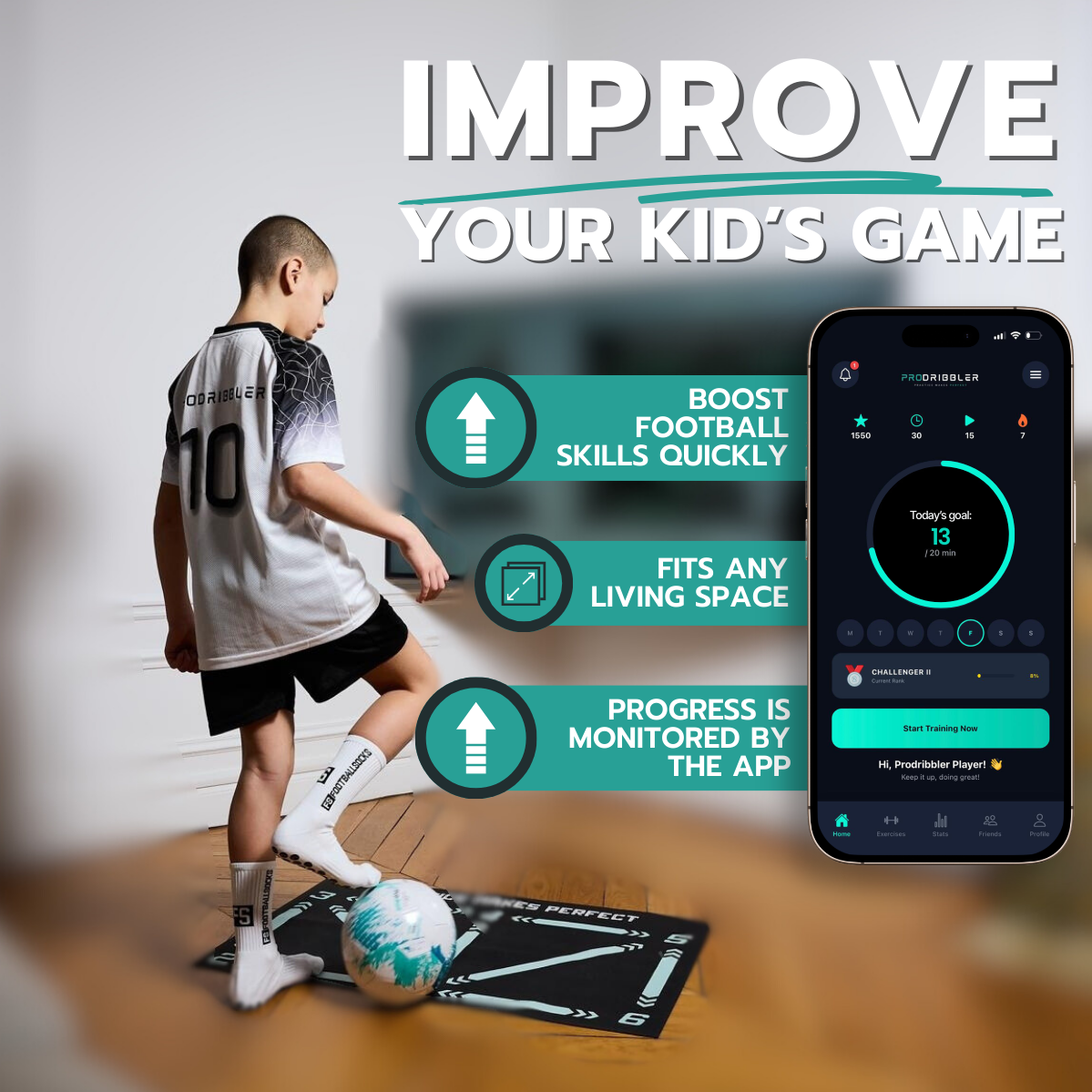 ProDribbler™ Ball Mastery Mat