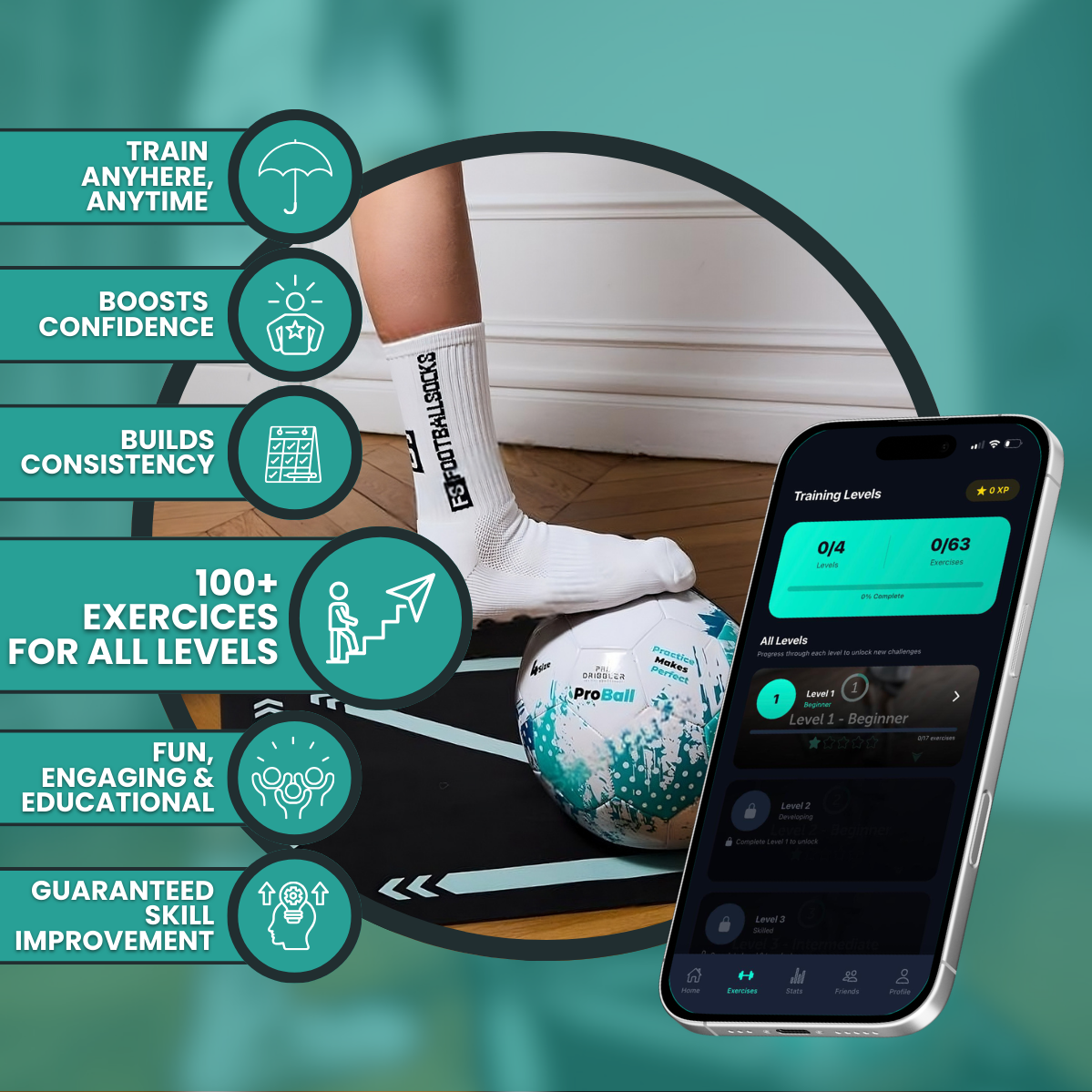 ProDribbler™ Ball Mastery Mat