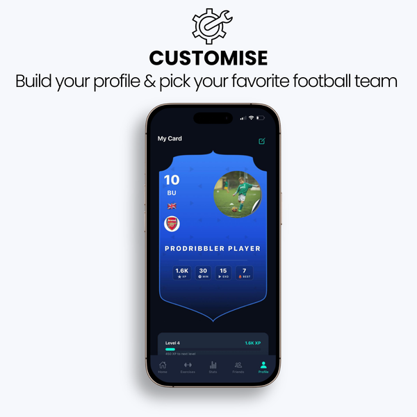 Customise — Profile & Goal Tracking